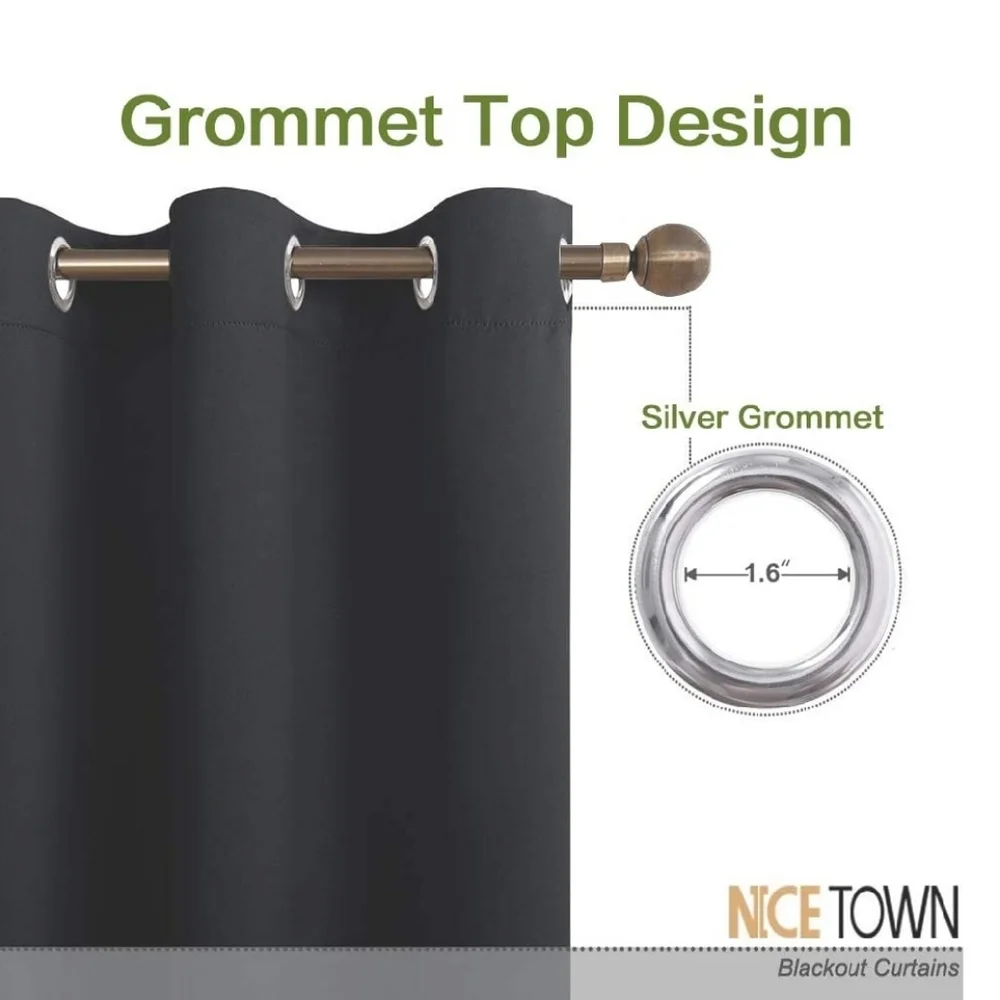 Nicetown Elegant Blackout Curtains